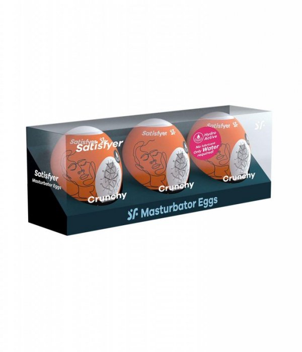 Masturbator-Eggs (set of 3 Crunchy)