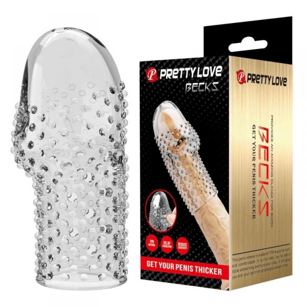 Pretty Love Penis Sleeve – Becks (Clear)