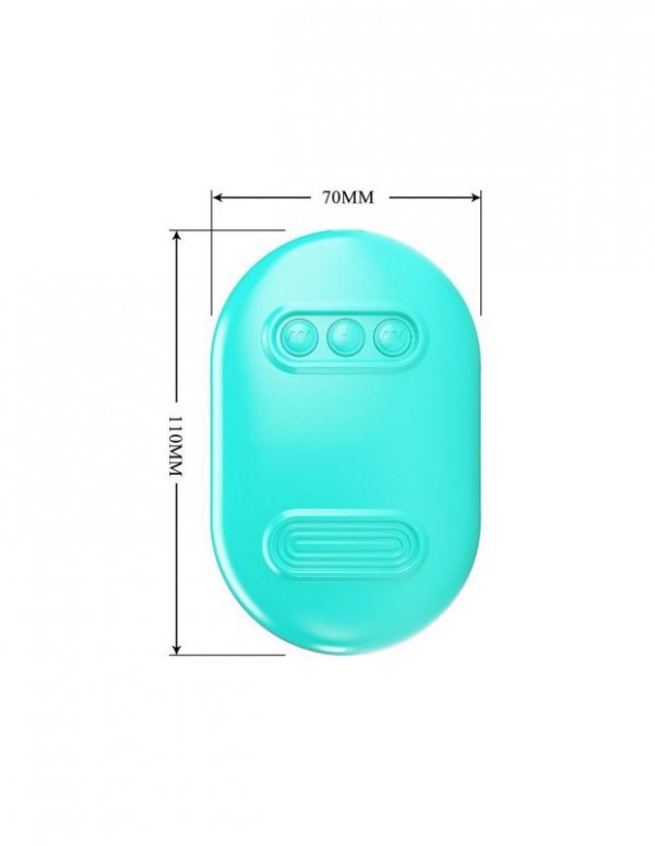 ABS, 3 intensities of electric stimulation, 7 vibration settings, USB rechargeable.
