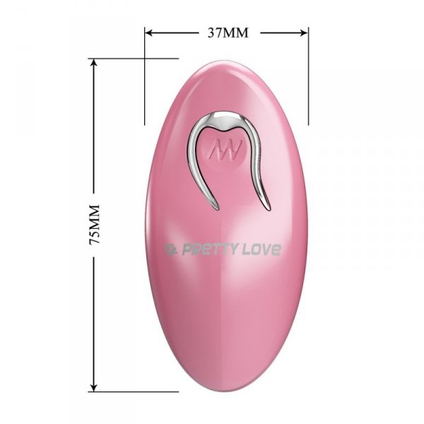 PRETTY LOVE - CAYLEY, WATERPROOF, ABS, 10 VIBRATIONS, REMOTE CONTROL