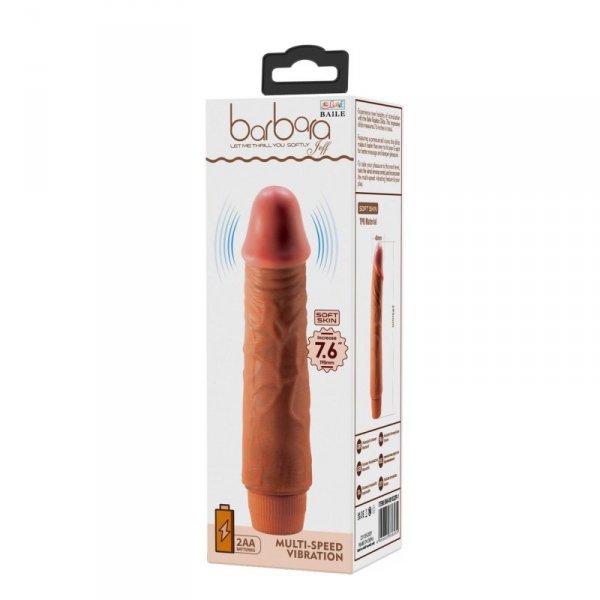 BAILE - barbara Jeff 7.6 '', MULTI-SPEED VIBRATION, 2 AA batteries