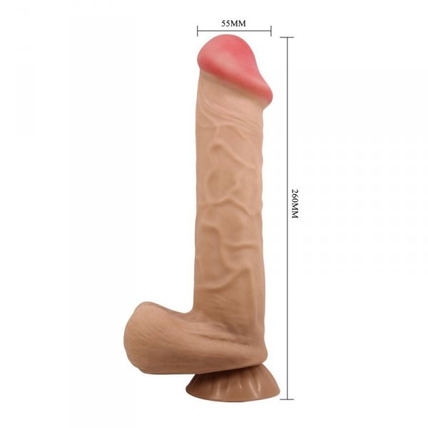 BAILE - Sliding Skin 10,2&#039;&#039; Flesh Suction base Bendable TPR