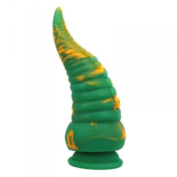 Power Monsters Abyssal Colossus – 22.5 cm Rippled Monster Silicone Dildo