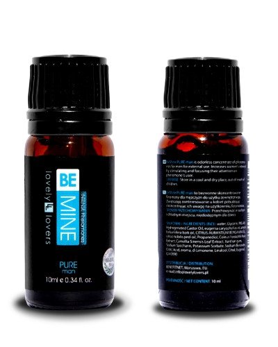 BeMINE 10ml PURE BEZWONNE MOCNE FEROMONY DLA MĘŻCZYZN