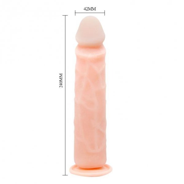 Realistyczne dildo z przyssawką 25cm  Barbara 9.8