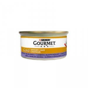 GOURMET GOLD - Savoury Cake z jagnięciną i zieloną fasolą 85g