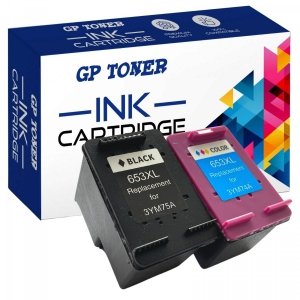 2x Tusz do HP DeskJet Plus Ink Advantage 6000 6075 6400 6475 GP-H653XL BK+CMY