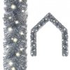 Girlanda świąteczna z lampkami LED, 10 m, srebrna