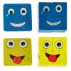 Gra edukacyjne wyzwania nauka emocji klocki drewniane