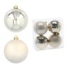 Ekskluzywna Bombka Choinkowa od Kamai Christmas Decoration® - Kolor Szampański, Komplet 4 Sztuk