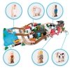 Kolejka drewniana miasteczko 100 szt RK-879 Ricokids