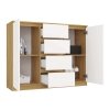 Komoda Malwa 2D4S 120 DĄB ARTISAN BIEL