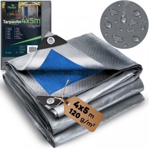 Plandeka 400 x 500 cm 120 g/m2 Plonos PL-500