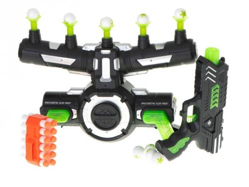 Gra strzelecka Air shooting unoszące się pływające kulki strzelanie do celu DARK WARS