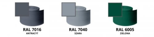Taśma ogrodzeniowa ROLKA 26mb BASIC 19cm PROTECTO™ GRAFIT