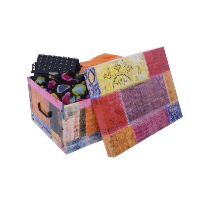 Pudełko kartonowe MAXI PATCHWORK VINTAGE