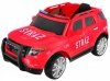 Auto SUV Straż Pożarna na akumulator dla dzieci + Syreny + Światła + Megafon + Pilot