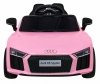 Audi R8 na akumulator dla dzieci Różowy + Pilot + EVA + Wolny Start + MP3 LED