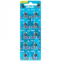 Bateria alkaiczna guzikowa Vinnic LR41 LR736 blister 10szt