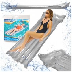 BESTWAY 44013 Materac dmuchany plażowy do basenu  do pływania szary