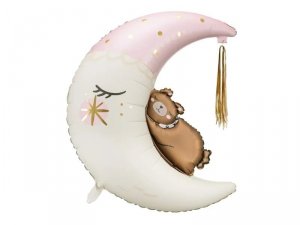 Balon foliowy Miś na księżycu 71cm x 86cm