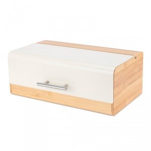 CHLEBAK BAMBUSOWY POJEMNIK NA PIECZYWO E-6075 KREMOWY