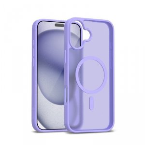 Etui Hybrid Matte Magnetic Etui MagSafe iPhone 17 Lawendowe