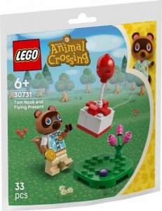 Klocki Animal Crossing 30731 Tom Nook i latający prezent