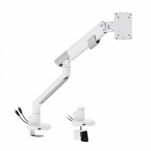 Uchwyt biurkowy gazowy do 1 monitora LED/LCD 17-35 L-29GD 2-11kg 2xUSB 3.0 Premium White