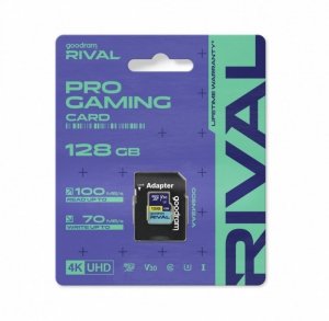 Karta pamięci microSD 128GB Rival UHS-I V30 U3 C10 100/70MBs