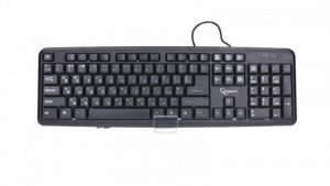 Gembird Klawiatura standardowa USB Cyrylica KB-U-103-RU czarna