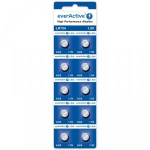 everActive Baterie alkaliczne mini AG5/G5/LR754/LR48 blister 10 szt.