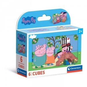 Klocki Świnka Peppa 6el