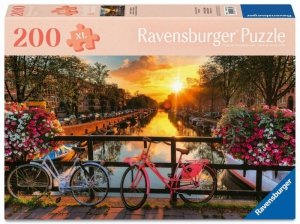 Puzzle 200 Sunset in Amsterdam