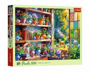 Puzzle 500 Wiosenny poranek w oranżerii TREFL
