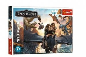Puzzle 200 Szczerbatek i przyjaciele TREFL