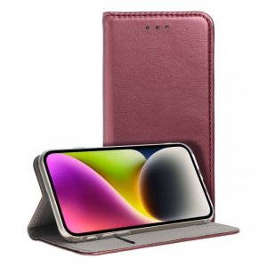 Etui z klapką na Honor Magic 7 PRO Smart Magneto burgundowe