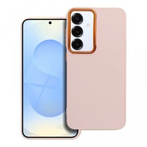 Futerał do Samsung S25 PLUS Frame pudrowy róż