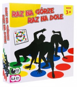 Duża mata do Gry zręcznościowej dla dzieci 3+ Raz na Górze Raz na Dole Utrzymanie równowagi