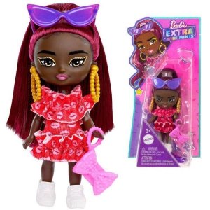 Lalka stylowa lalka modowa Barbie Extra Mini Minis HLN47 ZA5105 D