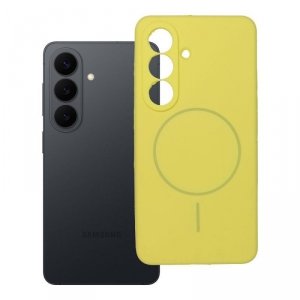 Futerał do Samsung S26 Silicone 2mm zgodny z MagSafe żółty