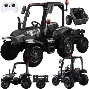 Duży Traktor z przyczepą 4x4+ pilot światło PA0266