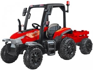 Duży Traktor z przyczepą 4x4+ pilot światło PA0266