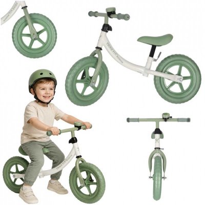 Rowerek biegowy Trike Fix Balance z dzwonkiem zielony
