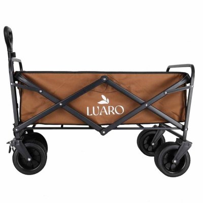 Wózek transportowy LUARO plażowy składany ze stolikiem 2w1
