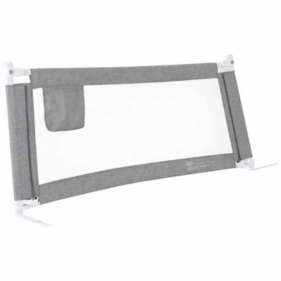 Barierka do łóżka ochronna zabezpieczenie blokada osłona 200cm szara