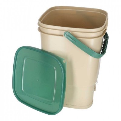 Kompostownik domowy LUARO pojemnik na kompost odpady kuchenne 15l