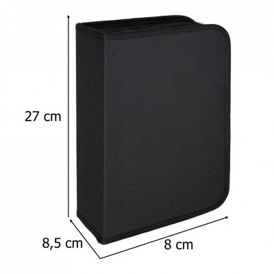 Długopisy żelowe kolorowe w etui 100 sztuk + 100 wkładów