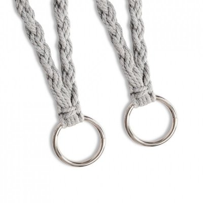 Huśtawka ogrodowa bocianie gniazdo z oparciem ogrodowa szare 80 cm 150 kg