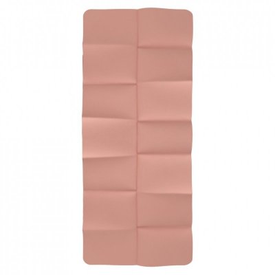 Mata do ćwiczeń jogi składana 183x61x0,4 cm różowa